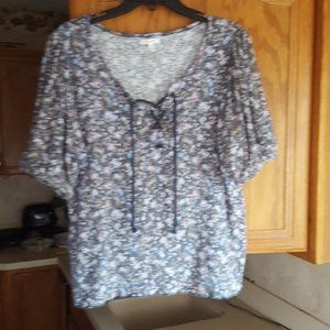 MAURICES WOMENS TOP SHIRT BLOUSE SIZE L